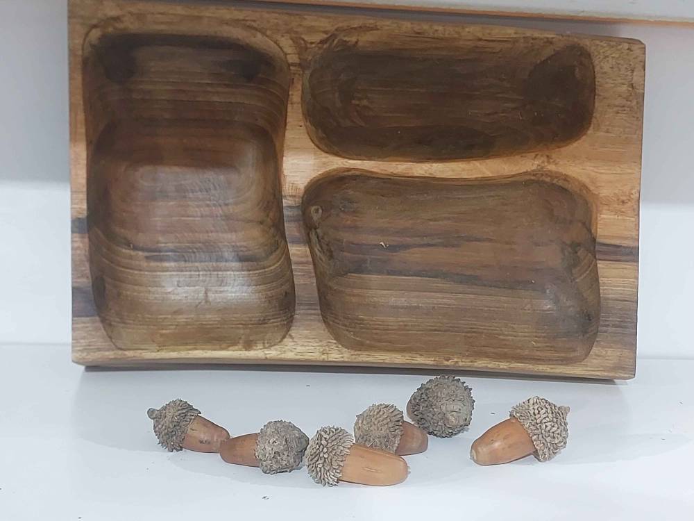 اردو خوری با چوب گردو دست ساز